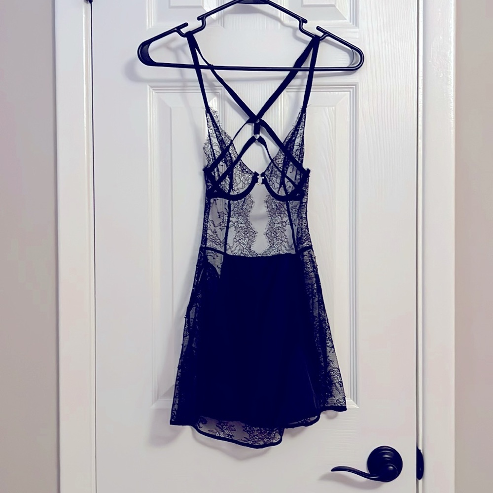 Victoria Secret’s Intimates Babydoll Black Lace
